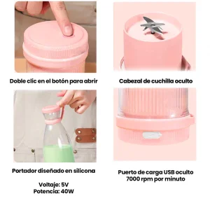 LICUADORA MINI JUGUERA PORTATIL
