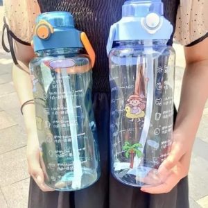 Botella De Agua Motivacional 2 Litros